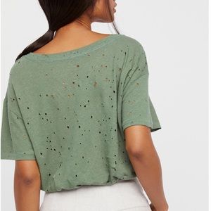 Free People We The Free Destroyed Tee